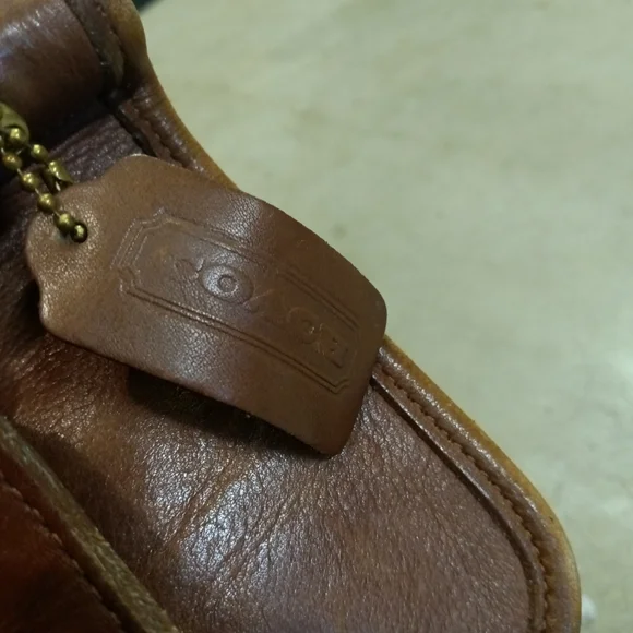 Coach Brown Leather Messenger Bag